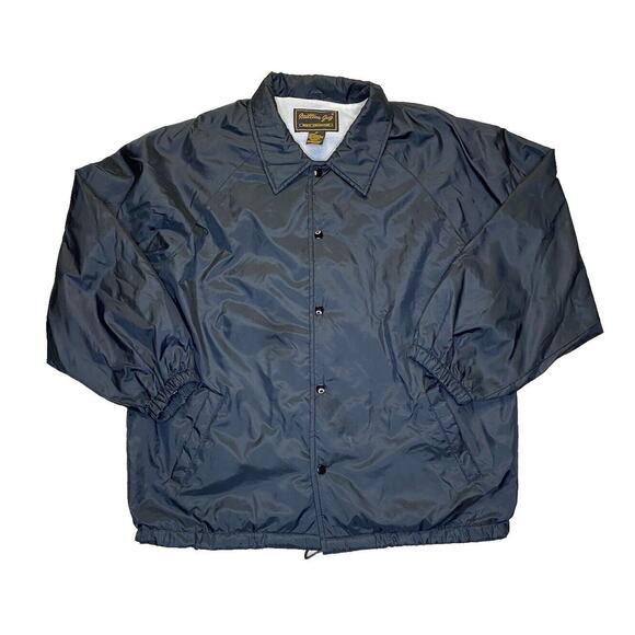 Million Guy Men's Collection Black Bomber Jacket Medium Oversized Lightweight - Picture 1 of 4